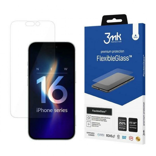 Hybrid glass 3MK FlexibleGlass for Apple iPhone 16 Pro Max