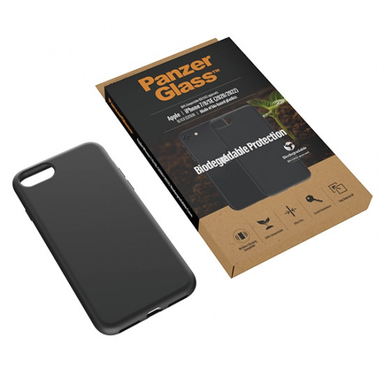 PanzerGlass Biodegradable Case iPhone SE 2022 / SE 2020 / 7 / 8 black 0346 PanzerGlass Biodegradable Case iPhone SE 2022 / SE 2020 / 7 / 8 black 0346