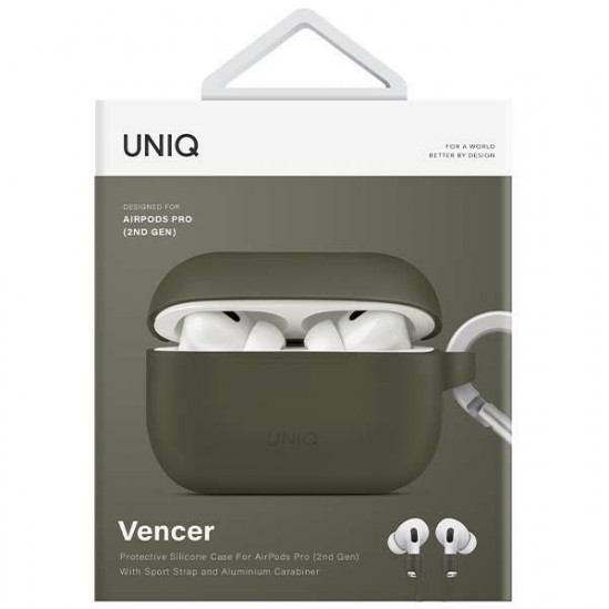 UNIQ Vencer Apple AirPods Pro 2 Silicone moss green UNIQ Vencer Apple AirPods Pro 2 Silicone moss green