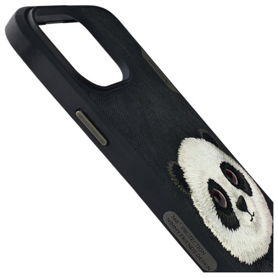 Nimmy Case iPhone 15 Pro Max 6.7" black Big Eyed Pet 2.0 Panda Nimmy Case iPhone 15 Pro Max 6.7" black Big Eyed Pet 2.0 Panda