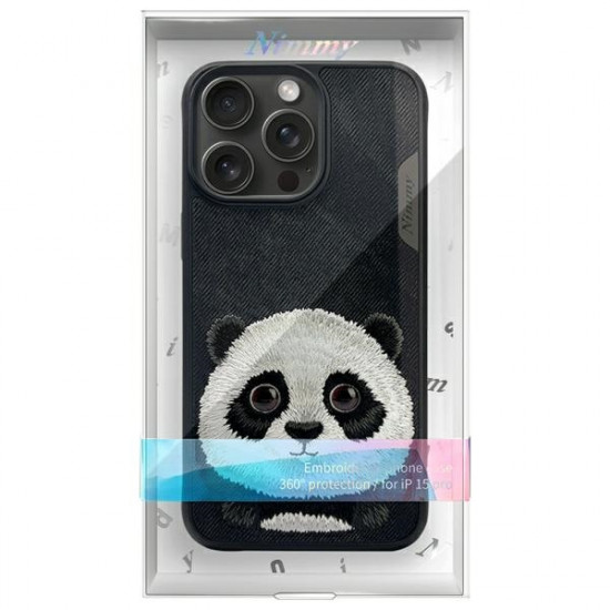 Nimmy Case iPhone 15 Pro Max 6.7" black Big Eyed Pet 2.0 Panda Nimmy Case iPhone 15 Pro Max 6.7" black Big Eyed Pet 2.0 Panda