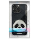 Nimmy Case iPhone 15 Pro Max 6.7" black Big Eyed Pet 2.0 Panda Nimmy Case iPhone 15 Pro Max 6.7" black Big Eyed Pet 2.0 Panda
