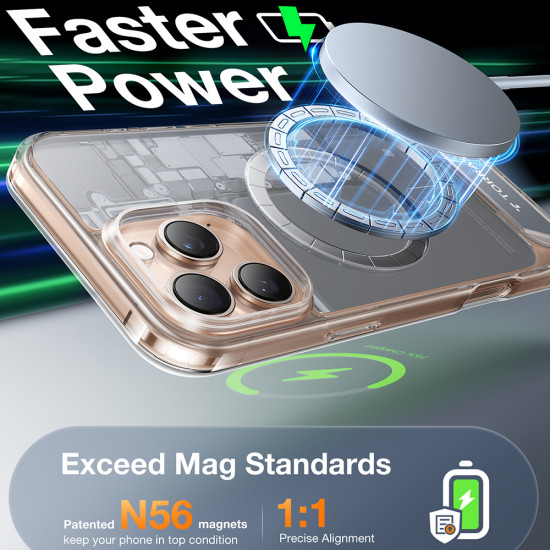Torras  Pstand MagSafe  iPhone 16 Pro Max  Clear