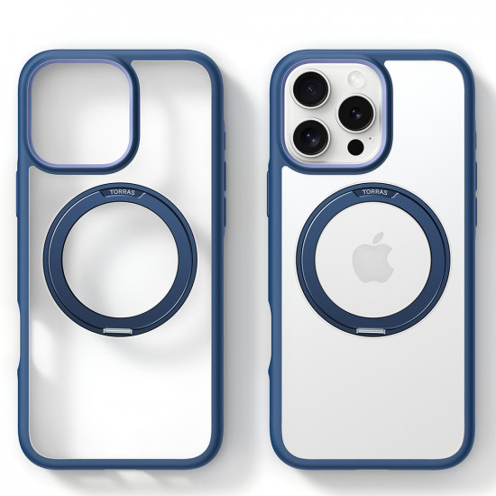 Torras  Ostand R Fusion MagSafe Series  iPhone 16 Pro  Navy Blue