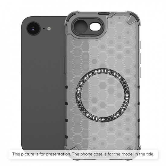 Techsuit HoneyComb Shield MagSafe Xiaomi Redmi Note 14S Black Techsuit HoneyComb Shield MagSafe Xiaomi Redmi Note 14S Black