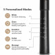 Bitvae Electric Toothbrush (E11) Ultrasonic, 8 Heads, Travel Case, White/Clean/Sensitive/Polish/Massage Modes Black Bitvae Electric Toothbrush (E11) Ultrasonic, 8 Heads, Travel Case, White/Clean/Sensitive/Polish/Massage Modes Black