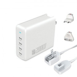 4smarts 200W GaN Flex Pro 4xUSB-C Wall Charger White 544200 4smarts 200W GaN Flex Pro 4xUSB-C Wall Charger White 544200