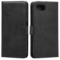 Marv Wallet iPhone 16e Case Black/Black Bookcase