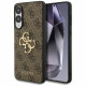 Case Guess Big 4G Logo Classic Logo for Samsung Galaxy S25 Edge brown