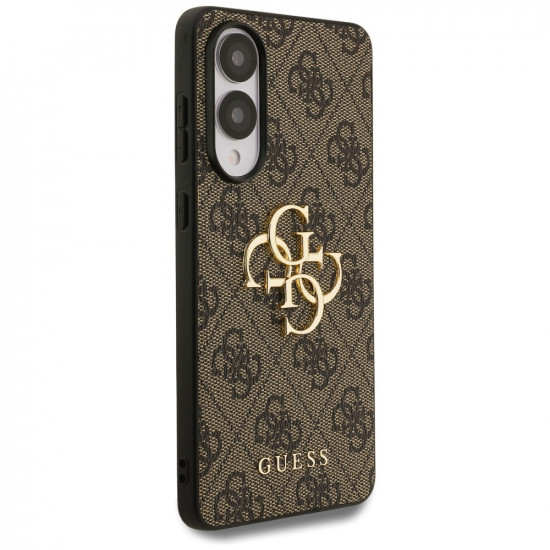 Case Guess Big 4G Logo Classic Logo for Samsung Galaxy S25 Edge brown