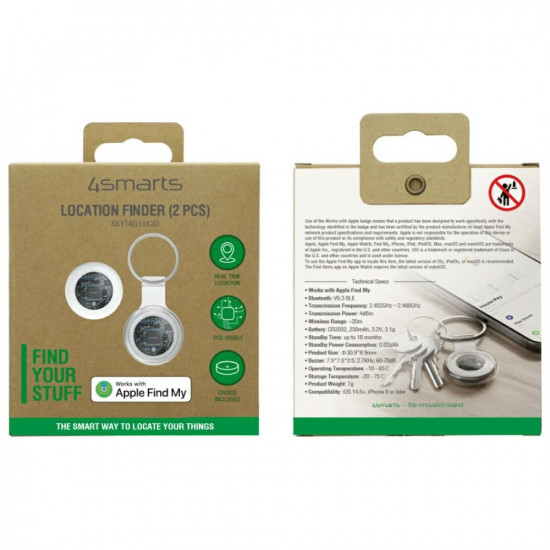 Locator 4smarts SkyTag white 2pcs