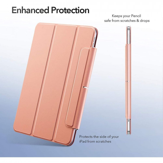 ESR REBOUND MAGNETIC IPAD AIR 4 2020 ROSE GOLD