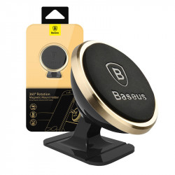 Baseus 360-degree Rotation Magnetic Car Mount Holder (gold)