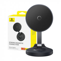 Baseus MagPro adhesive phone holder black