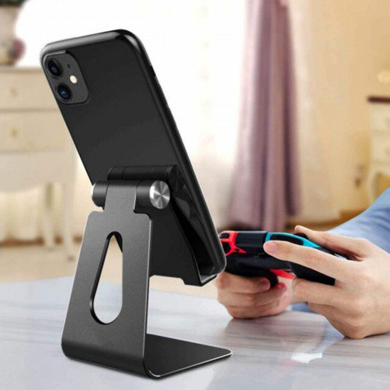 Techsuit  Desk Holder (Z4a)  Folding Feature, for Phone, Tablet, max 8@quot@  Black