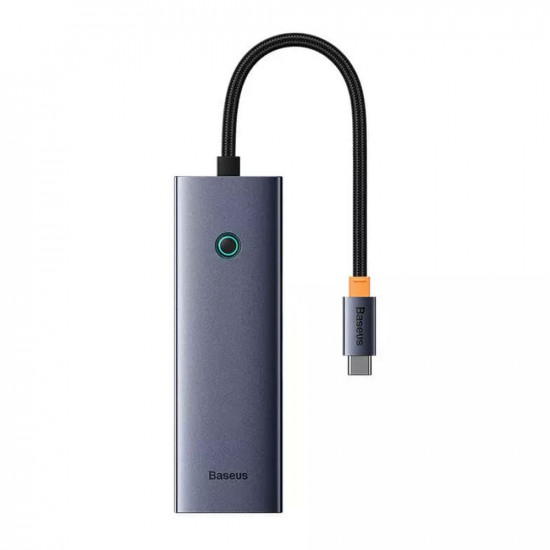 Baseus  Docking Station UltraJoy Series (B0005280A813 00)  Type C to 3 x USB 3.0, RJ45  Space Grey