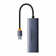 Baseus  Docking Station UltraJoy Series (B0005280A813 01)  USB to 3 x USB 3.0, RJ45  Space Grey