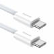 Baseus  Data Cable (P10365200211 01)  Type C to Type C, 30W, 2m  Moon White