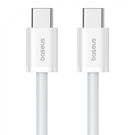 Baseus  Data Cable (P10365200211 01)  Type C to Type C, 30W, 2m  Moon White