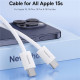 Baseus  Data Cable (P10365200211 01)  Type C to Type C, 30W, 2m  Moon White