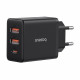 Baseus  Wall Charger (P10111402113 00)  GaN, 2x USB, Type C, Fast Charging, 30W  Cluster Black