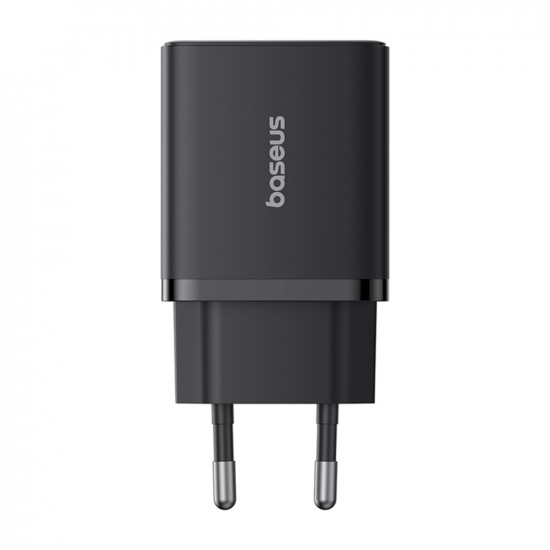 Baseus  Wall Charger (P10111402113 00)  GaN, 2x USB, Type C, Fast Charging, 30W  Cluster Black