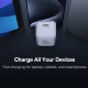 Baseus  Wall Charger Gallium Nitride (P10162504213 00)  GaN5S, Type C, Fast Charge, 30W  White