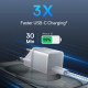 Baseus  Wall Charger Gallium Nitride (P10162504213 00)  GaN5S, Type C, Fast Charge, 30W  White