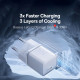 Baseus  Wall Charger Gallium Nitride (P10162504213 00)  GaN5S, Type C, Fast Charge, 30W  White