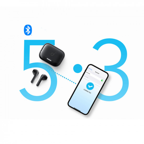 Anker Wireless Earbuds SoundCore K20i (A3994G21) Bluetooth 5.3, Dual Mic, Noise Cancellation, IPX5 White Anker Wireless Earbuds SoundCore K20i (A3994G21) Bluetooth 5.3, Dual Mic, Noise Cancellation, IPX5 White