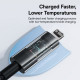 Baseus Data Cable Gem (P10373001111 01) USB C to Lightning, Fast Charging 20W, 2m Cluster Black Baseus Data Cable Gem (P10373001111 01) USB C to Lightning, Fast Charging 20W, 2m Cluster Black