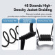 Baseus Data Cable Gem (P10373001111 01) USB C to Lightning, Fast Charging 20W, 2m Cluster Black Baseus Data Cable Gem (P10373001111 01) USB C to Lightning, Fast Charging 20W, 2m Cluster Black