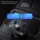 Baseus  FM Modulator and Car Charger S 09 Pro (C10762200113 00)  2x USB, Type C, Bluetooth 5.3, Digital Display  Black