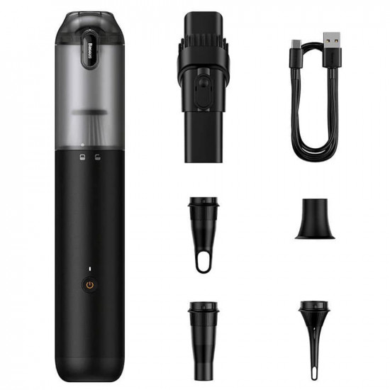 Baseus Cordless Car Vacuum Cleaner A3 Lite (C30438700113 Z1) 12000Pa, 100W Black Baseus Cordless Car Vacuum Cleaner A3 Lite (C30438700113 Z1) 12000Pa, 100W Black