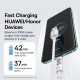 Baseus  Data Cable Gem (P10373002211 01)  USB to Type C, Super Fast Charging 100W, 2m  Moon White
