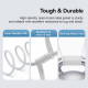 Baseus  Data Cable Gem (P10373000211 00)  Type C to Type C, Super Fast Charging 100W, 1m  Moon White