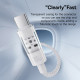 Baseus  Data Cable Gem (P10373000211 00)  Type C to Type C, Super Fast Charging 100W, 1m  Moon White