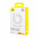 Baseus  Data Cable Gem (P10373000211 00)  Type C to Type C, Super Fast Charging 100W, 1m  Moon White