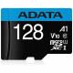 Adata Memory Card (AUSDX128GUICL10A1 RA1) MicroSDXC, Class 10, UHS I U1, 128GB, Read 100MB/s, Write 25MB/s Black Adata Memory Card (AUSDX128GUICL10A1 RA1) MicroSDXC, Class 10, UHS I U1, 128GB, Read 100MB/s, Write 25MB/s Black