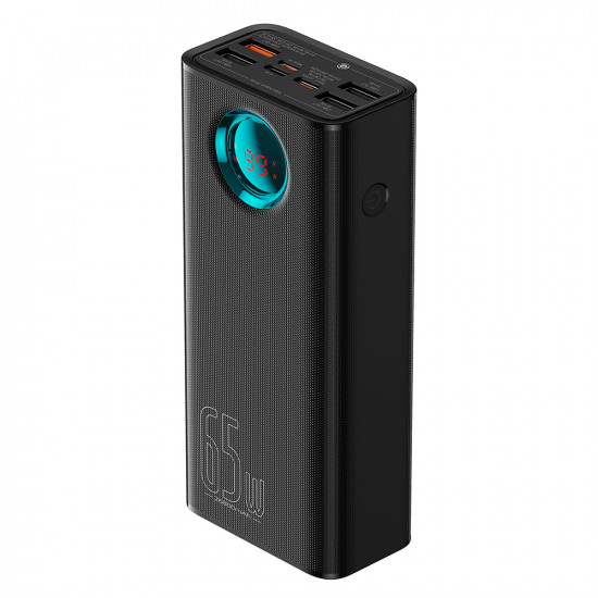 Baseus Power Bank (P10022402113 00) 4x USB, Type C, Lighting, Micro USB, Fast Charge, 65W, 26800mAh, Cable USB C Black Baseus Power Bank (P10022402113 00) 4x USB, Type C, Lighting, Micro USB, Fast Charge, 65W, 26800mAh, Cable USB C Black