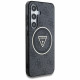 Guess Case 4G Glitter Triangle Buttons MagSafe for Samsung Galaxy S25 Plus black