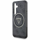 Guess Case 4G Glitter Triangle Buttons MagSafe for Samsung Galaxy S25 Plus black