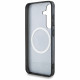 Guess Case 4G Glitter Triangle Buttons MagSafe for Samsung Galaxy S25 Plus black