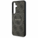 Guess Case Leather 4G Colored Ring Classic Logo MagSafe Samsung Galaxy S25 brown