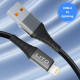 Lito  Data Cable (LD08)  Type C to Lightning, Quick Charging, 2.4A, 1m  Black
