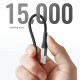 Lito  Data Cable (LD08T)  USB A to Type C, Quick Charging, 2.4A, 2m  Black