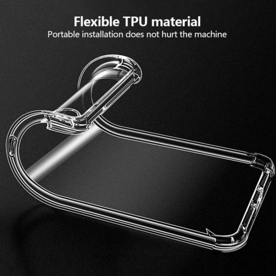 Techsuit  Shockproof Clear Silicone  Oppo Reno14 Pro  Clear