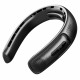 Techsuit  Neck Fan (S11)  Portable, Silicone Support, 4x Airflow, Digital Display, 4000mAh, 4800RPM  Black