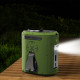 Techsuit Premium Portable Mini Fan (Z14) with Power Bank, Rechargeable, 5 Wind Speeds, Belt Buckle, 5000mAh Green Techsuit Premium Portable Mini Fan (Z14) with Power Bank, Rechargeable, 5 Wind Speeds, Belt Buckle, 5000mAh Green