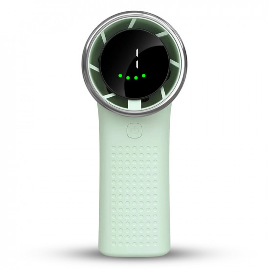 Techsuit Premium Mini Hand Fan (A8) with LED Digital Display, USB C Rechargeable, 5 Wind Speeds, 3600mAh Green Techsuit Premium Mini Hand Fan (A8) with LED Digital Display, USB C Rechargeable, 5 Wind Speeds, 3600mAh Green